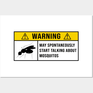 Funny Mosquitos Posters and Art